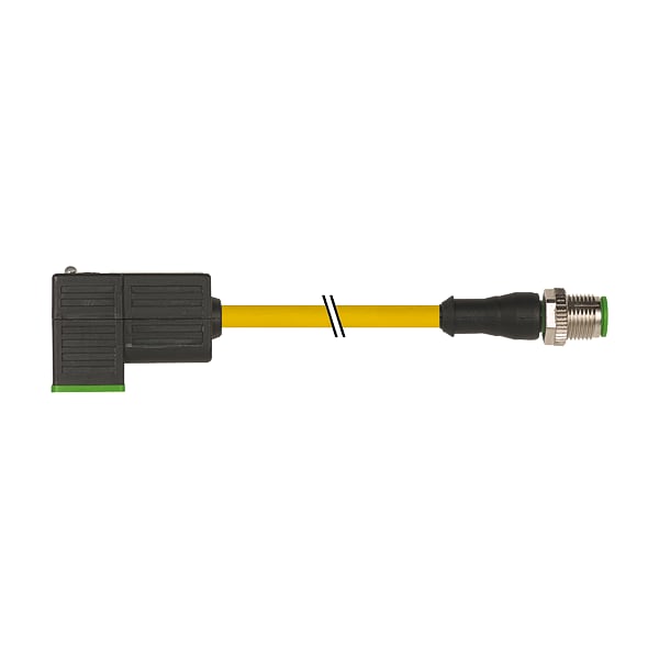 Murrelektronik M8 male 0 Degree / RJ45 male 0 Degree shielded EC, PUR 1x4xAWG26 shielded gn UL/CS 7000-41081-0360150 - main